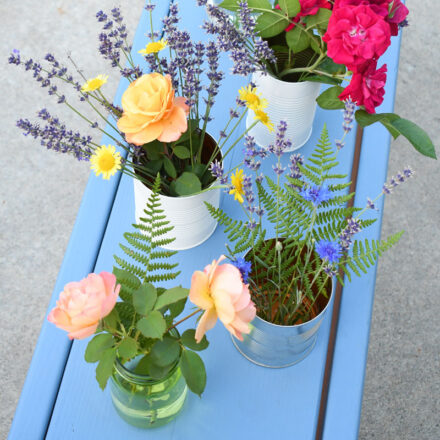 DIY Flower Vases from Recycled Cans & Jars (Easy Upcycle!)