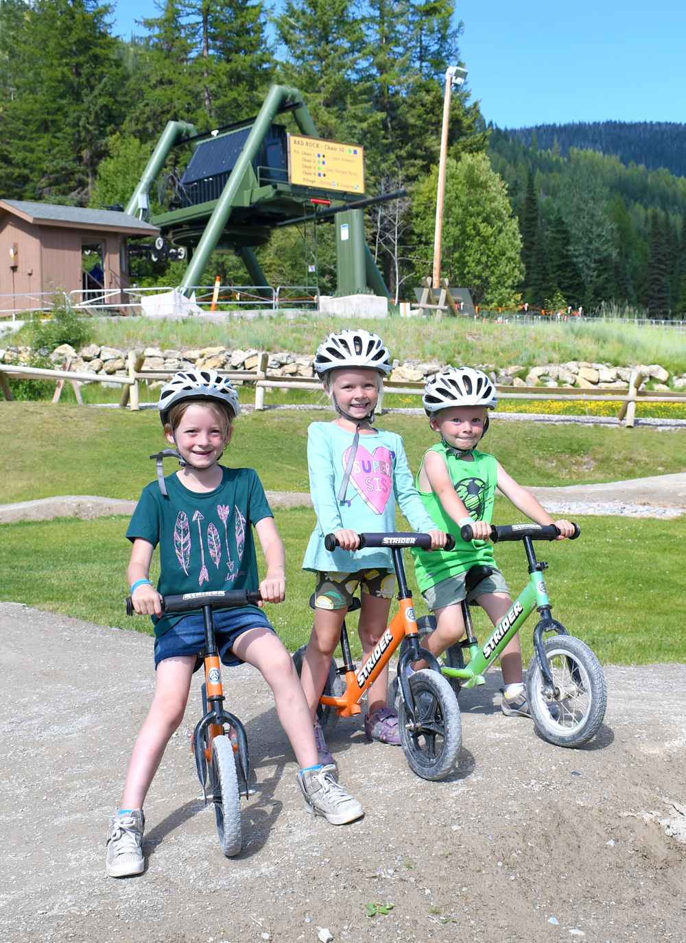 Whitefish Mountain Resort strider bike park
