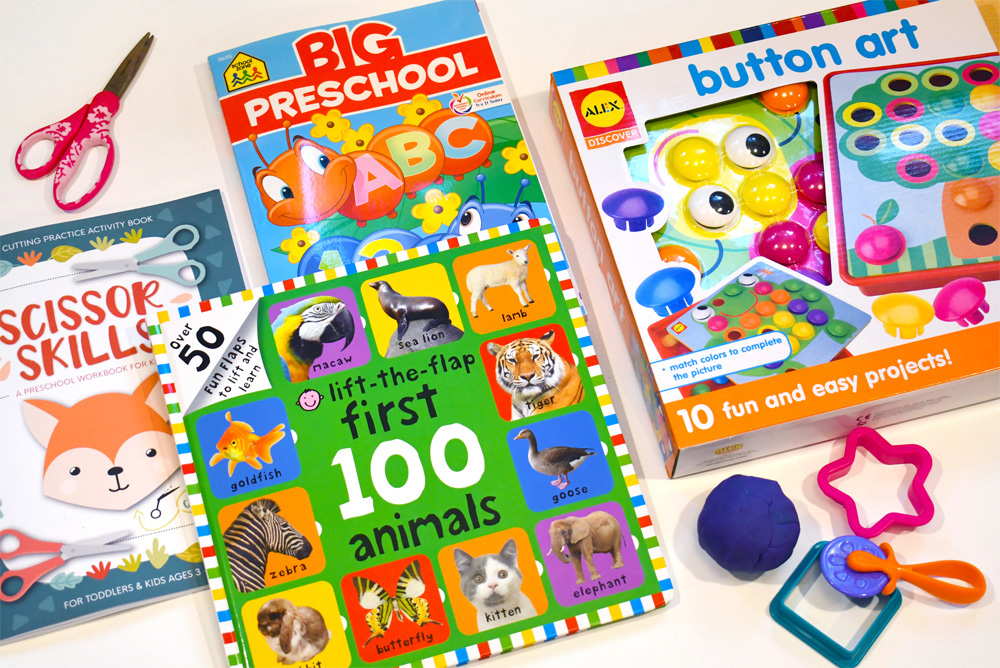 preschool and kindergarten workbooks and activities