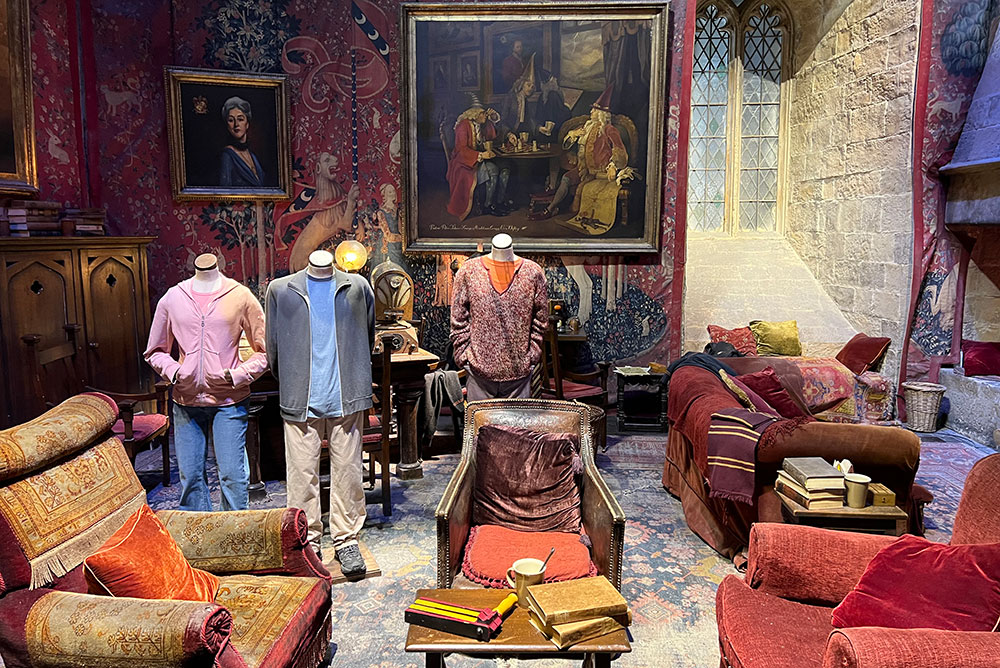 Gryffindor common room Harry Potter Studio Tour