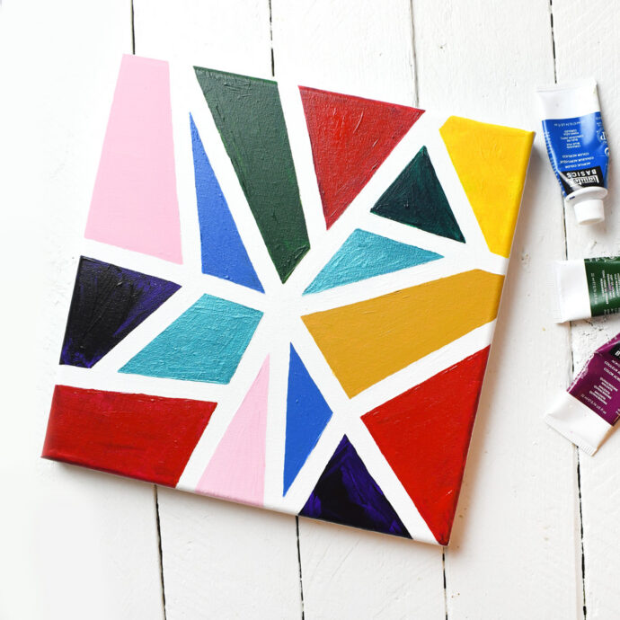 How to Make Tape Painting Art