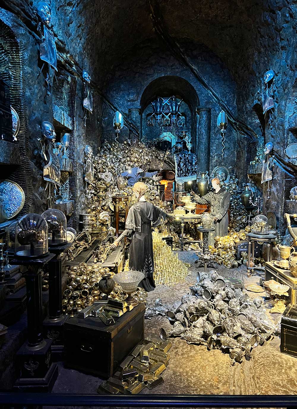 Gringotts bank Lestrange Vault in London