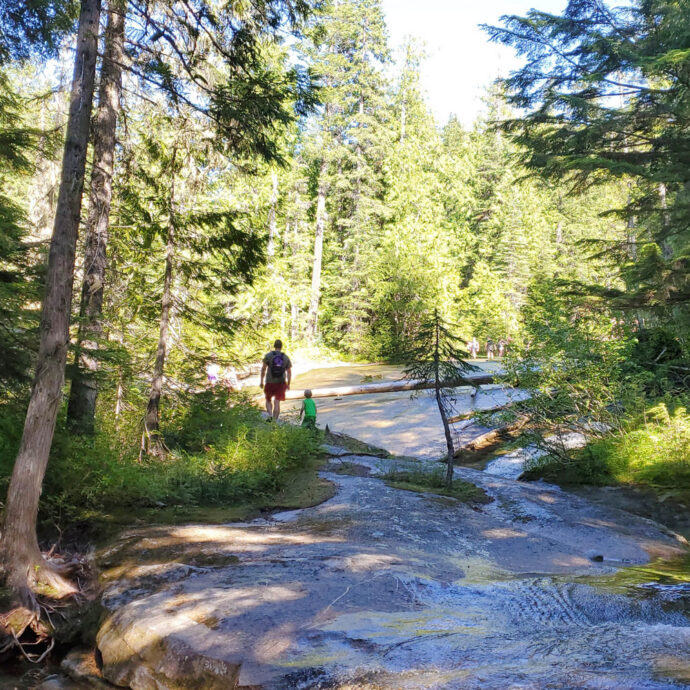 Lionhead Natural Water Slides & Family Hike