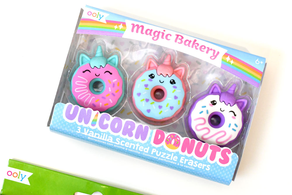 Ooly doughnut character erasers