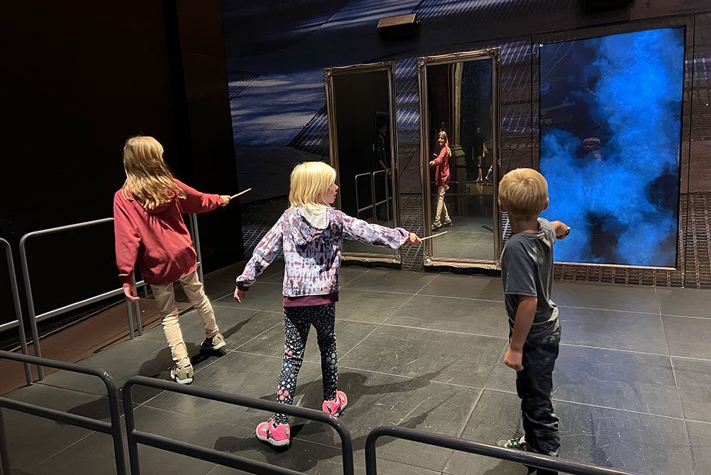 magic wand interactive activity Harry Potter Studio Tour London