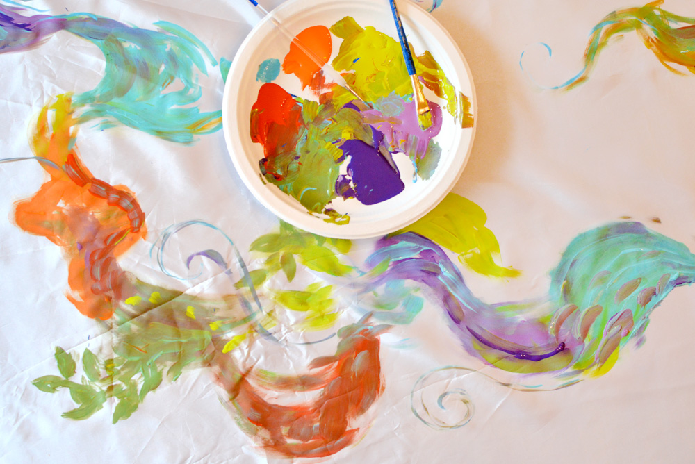 trash the dress colorful wedding photos craft paint