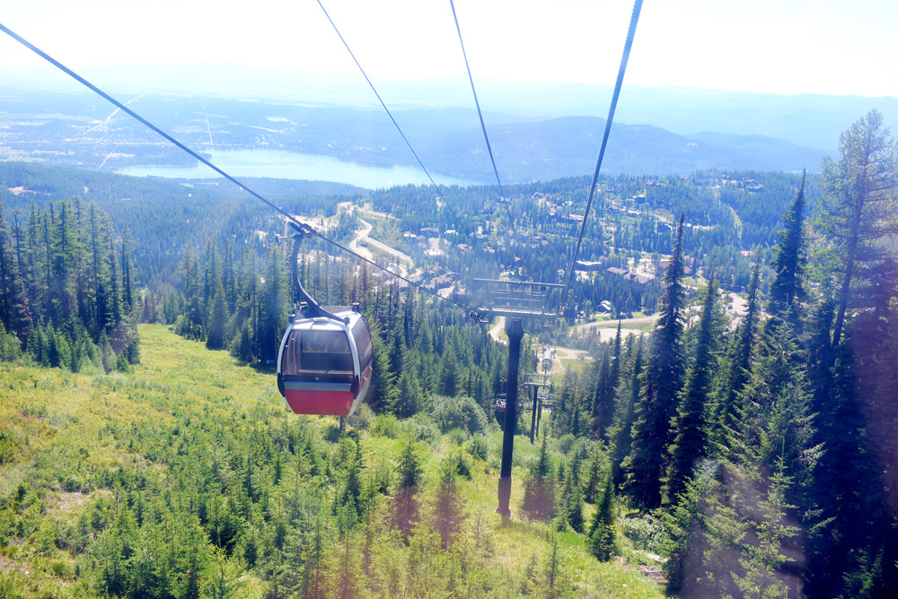 Whitefish Mountain Resort activities scenic gondola ride