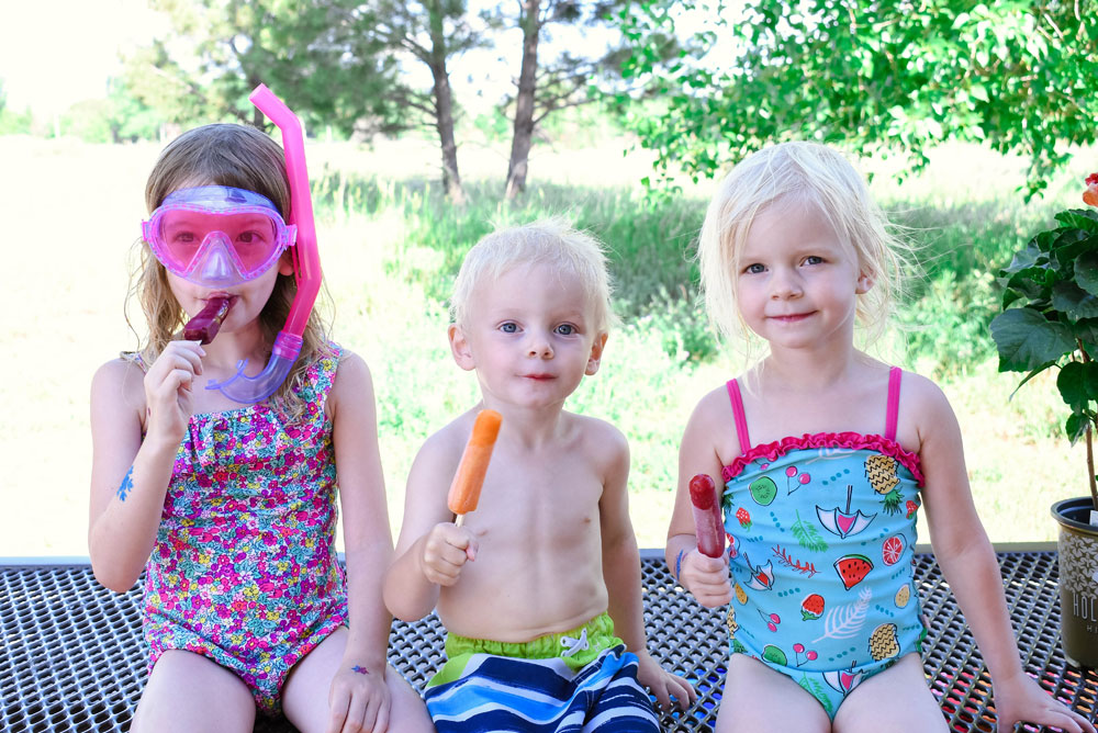 homemade ice pops treat screen-free summer activities