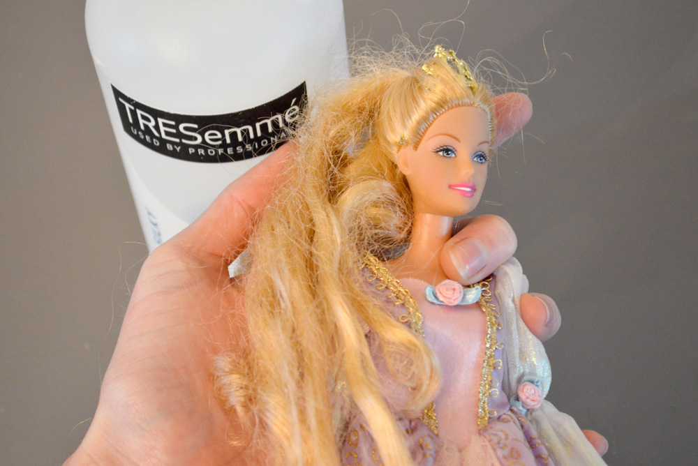 how to detangle doll hair easy barbie makeover