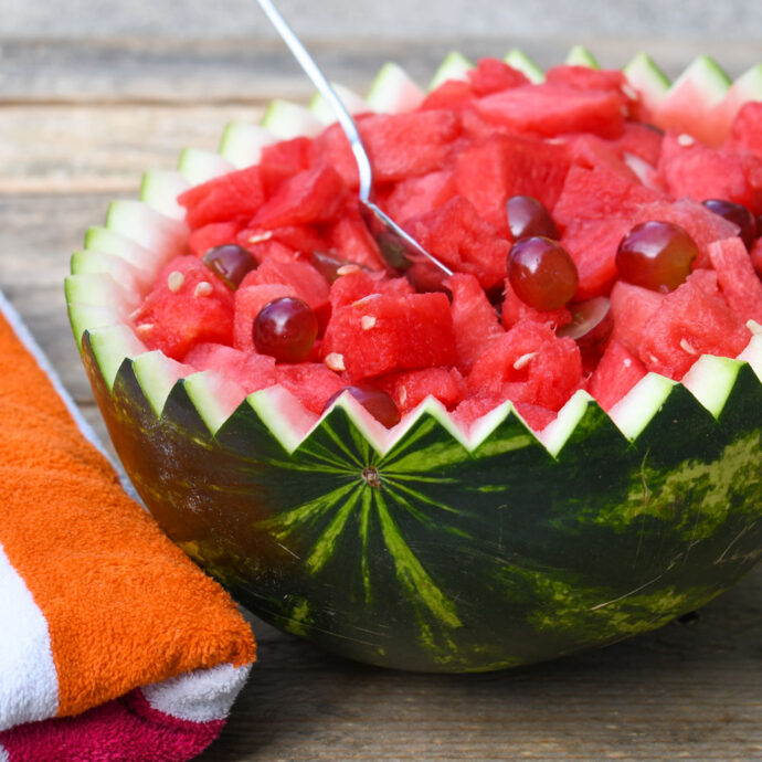 Watermelon Fruit Bowl for Parties & BBQs
